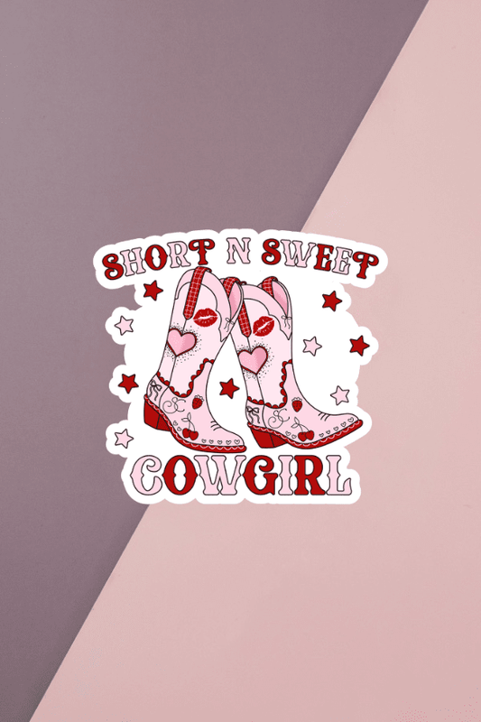 Short n' Sweet Cowgirl Sticker