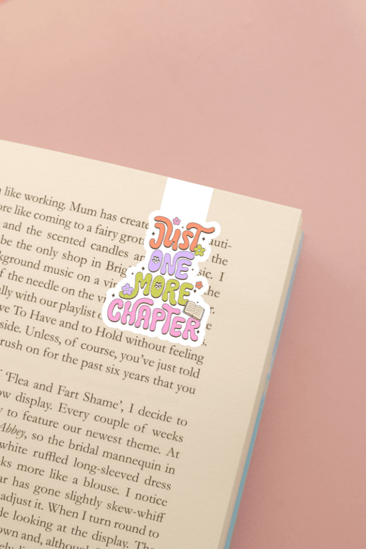 Just One More Chapter Magnetic Bookmark