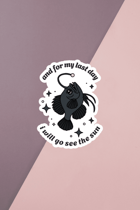 Anglerfish Sticker