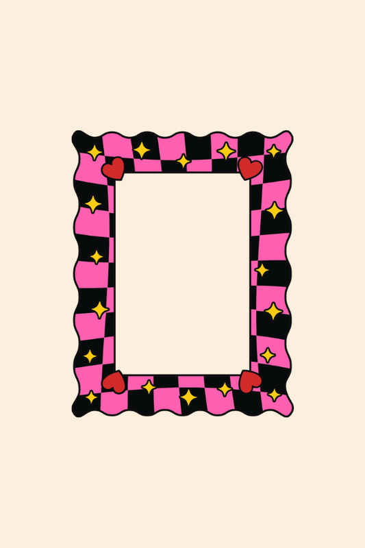 Y2K Instax Mini Magnetic Polaroid Frame