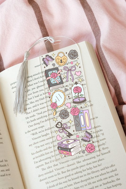 Romance Icons - Acrylic Bookmark