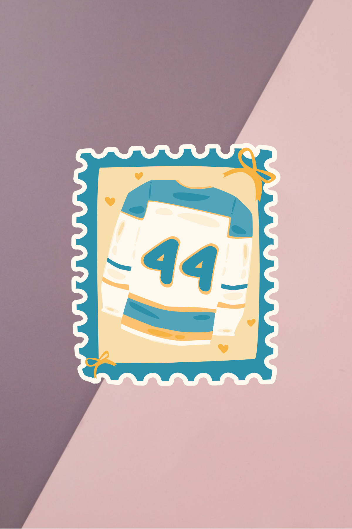 44 Jersey Sticker