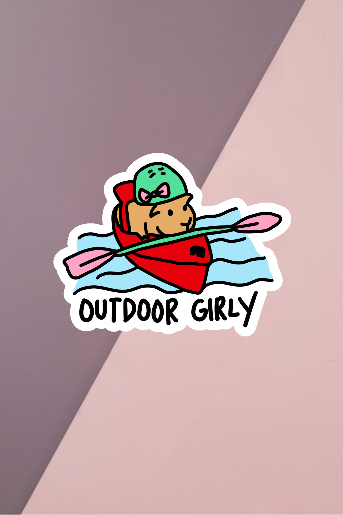 Outdoor Girly Sticker