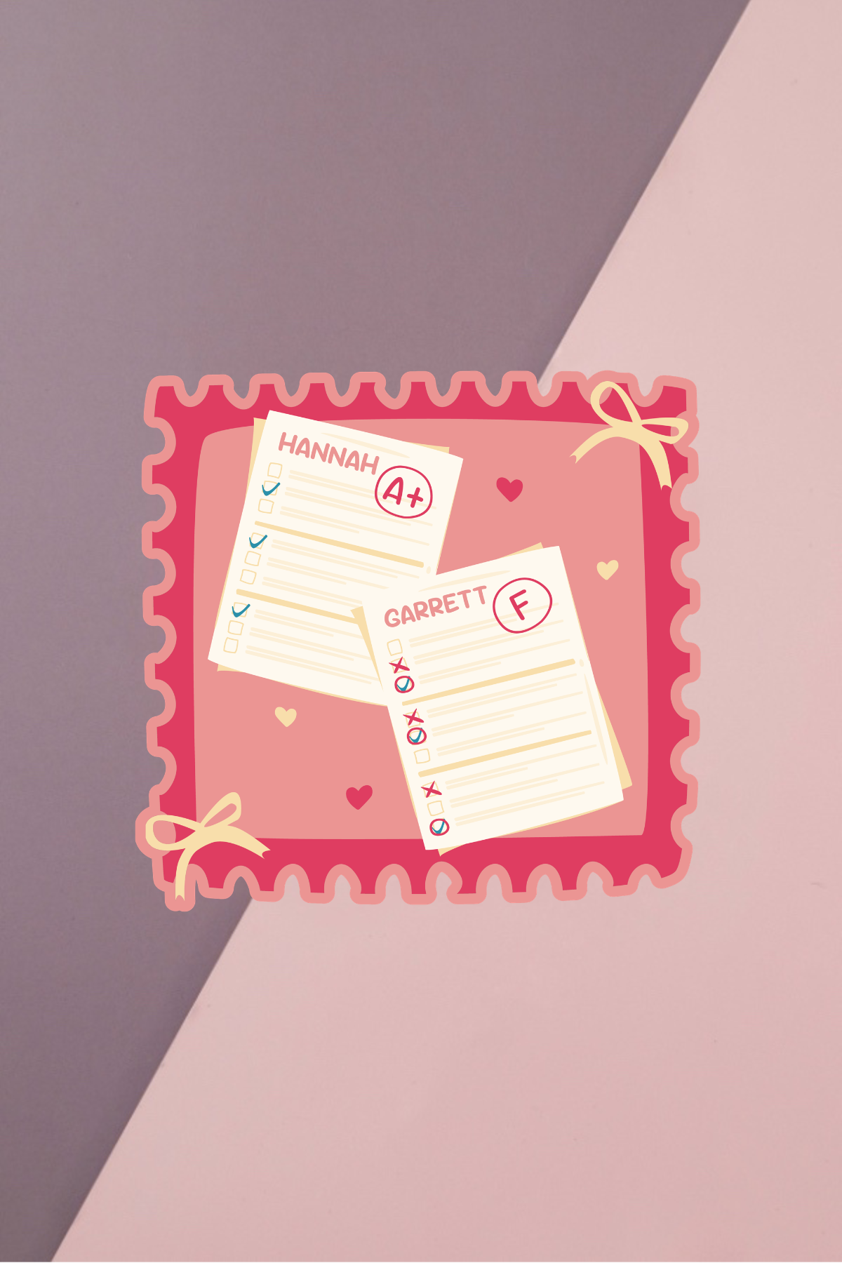 Test Papers Sticker