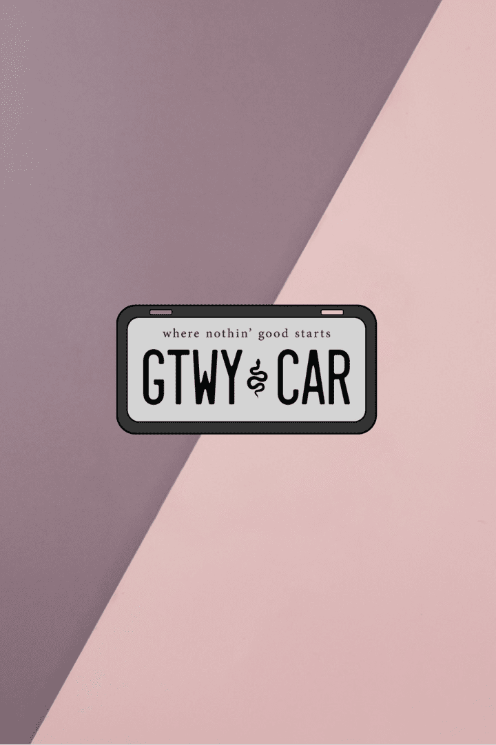 Getaway Car Sticker