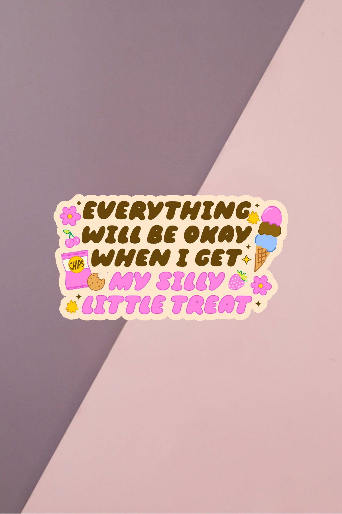 Silly Little Treat Sticker
