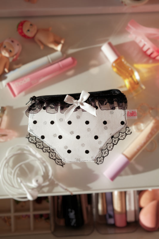 Polka Dot Panty Pouch
