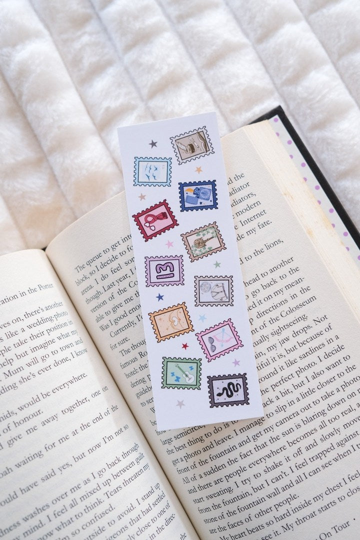 Swiftie Eras Stamps Bookmark