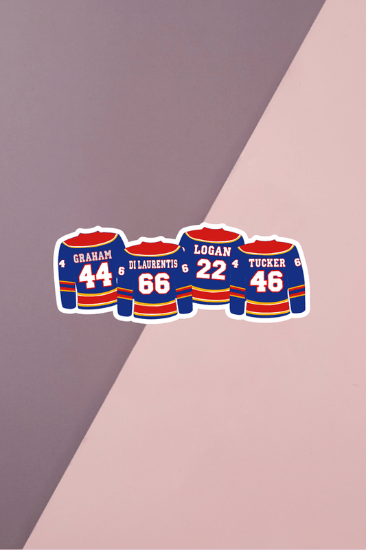 Off Campus Jersey Sticker