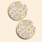 Tulip Fields Car Coasters - 2 Pack