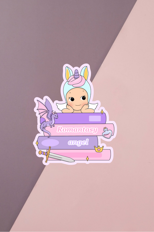 Romantasy Angel Sticker
