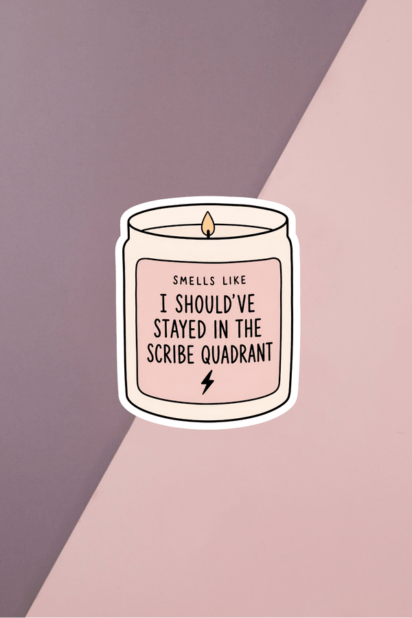 Scribe Quadrant Candle Sticker