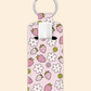 Strawberry Fields - Lip Balm Holder Keychain