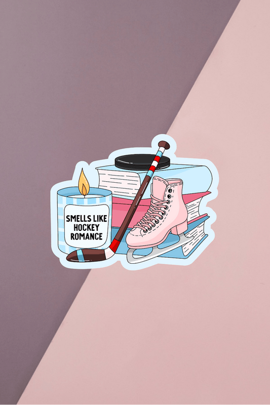Smells Like Hockey Romance Sticker