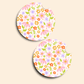 Flower Fields Car Coasters - 2 Pack