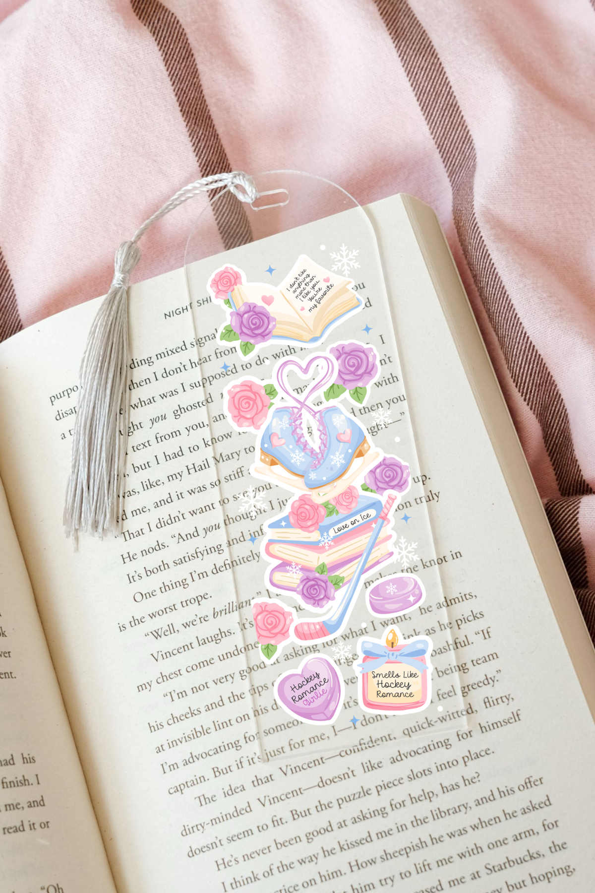 Hockey Romance Era - Acrylic Bookmark