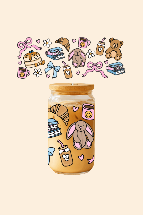 Girly Things Glass Tumbler