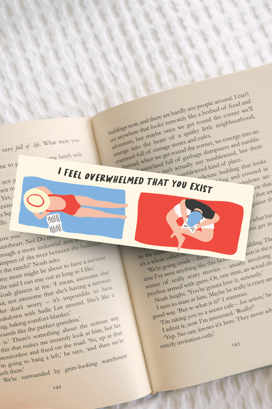 I Feel Overwhelmed Bookmark