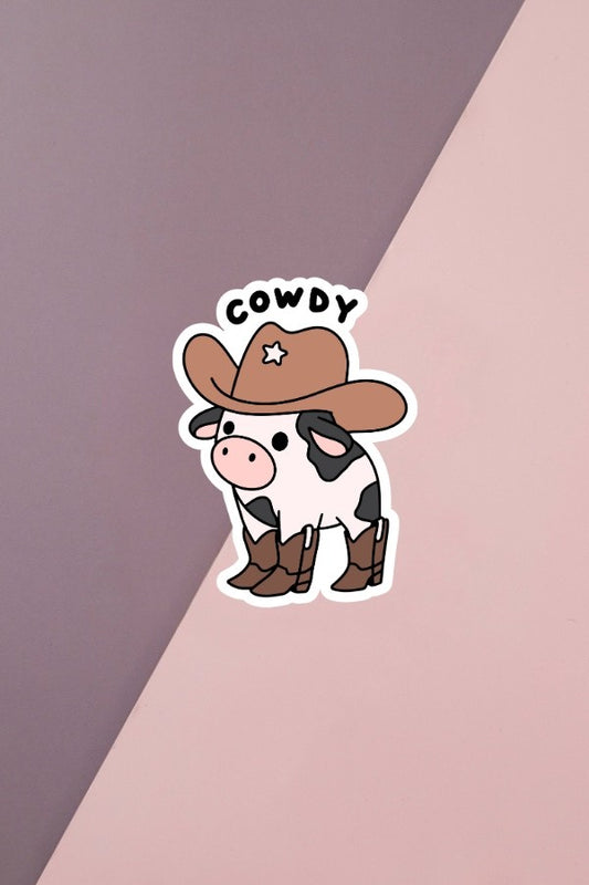 Cowdy Sticker