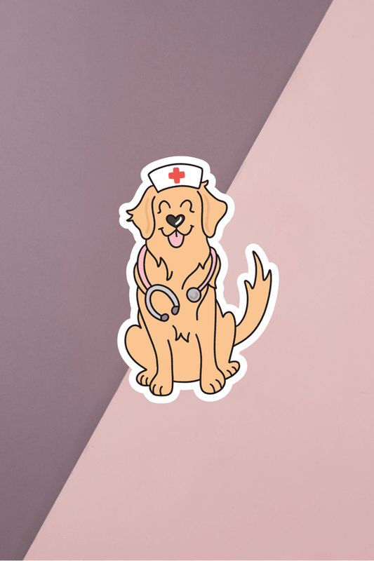 Goldie Nurse Sticker