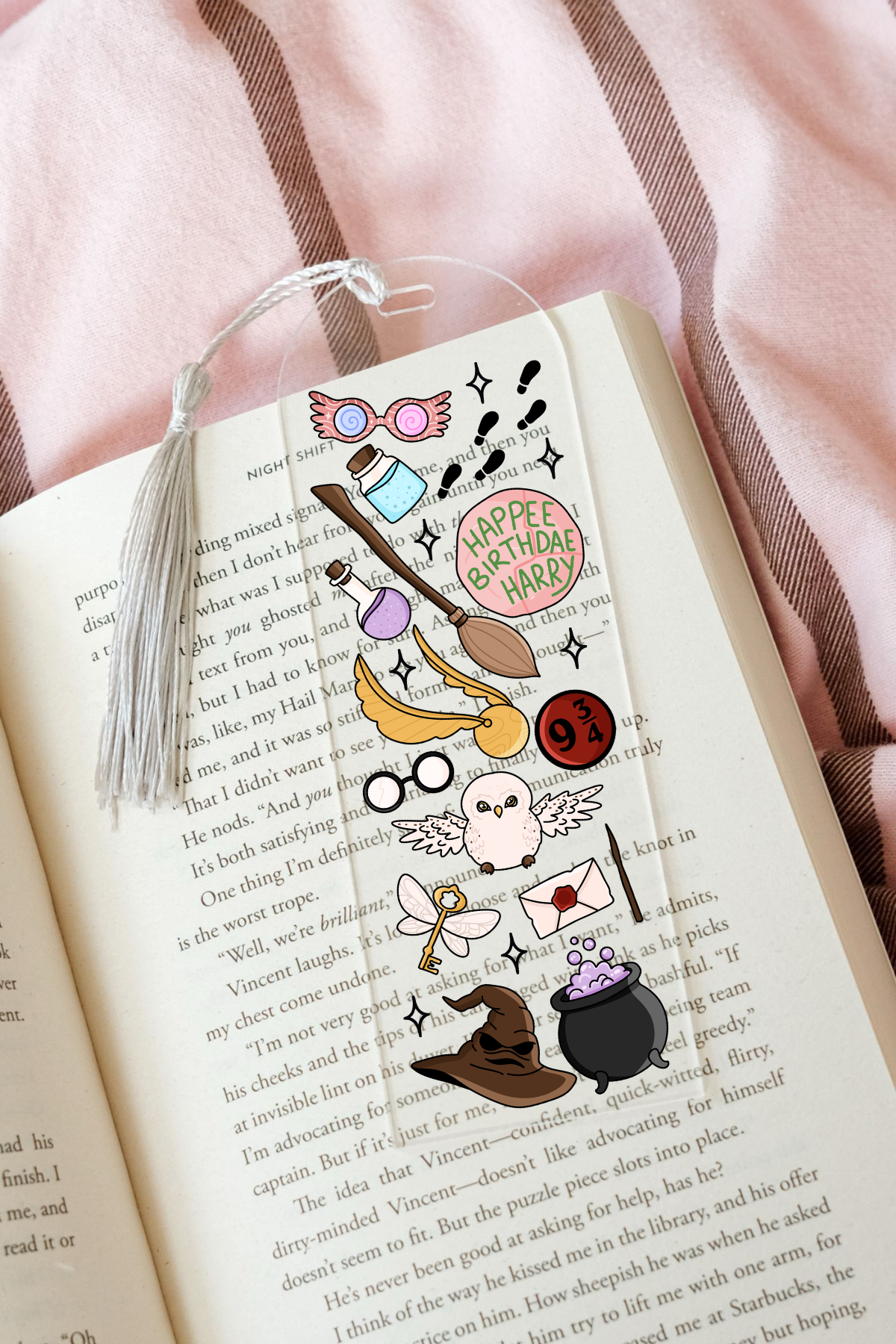 Happy Birthday Harry - Acrylic Bookmark