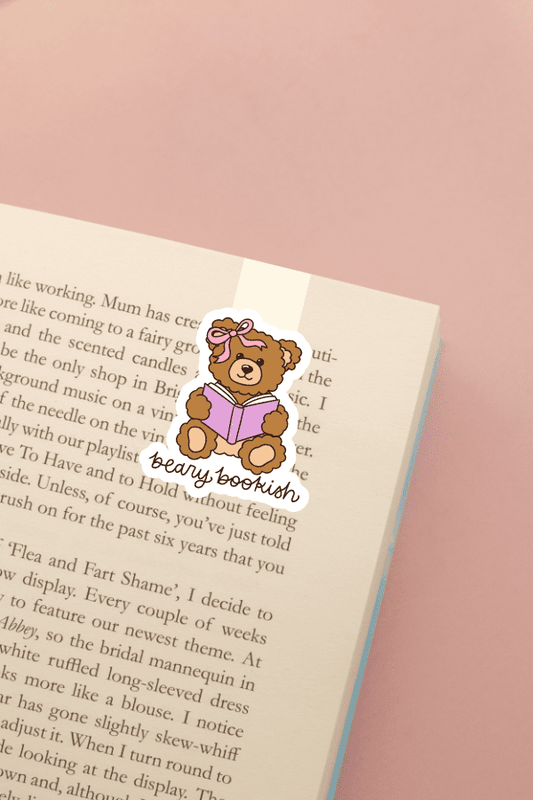 Beary Bookish Magnetic Bookmark