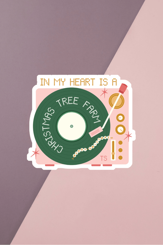 Christmas Tree Farm Vinyl Sticker
