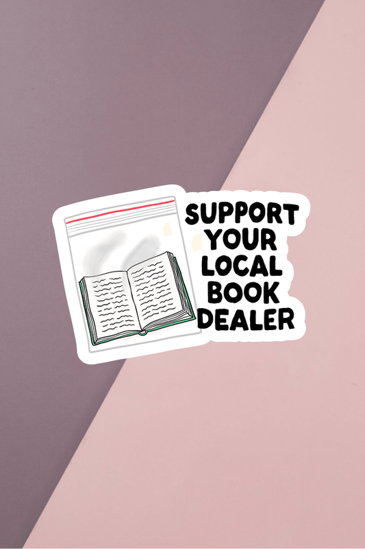 Support Your Local Book Dealer Sticker