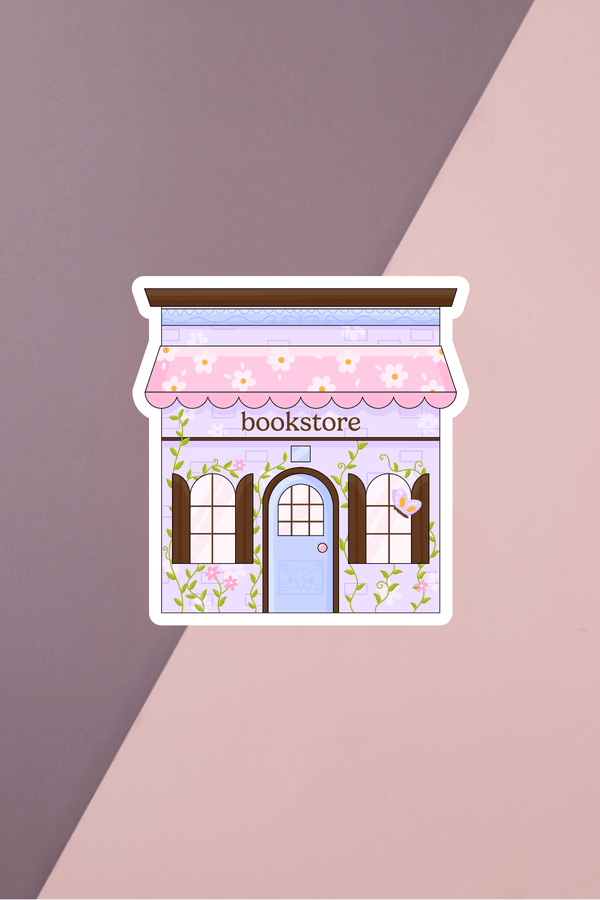 Spring Bookstore Sticker