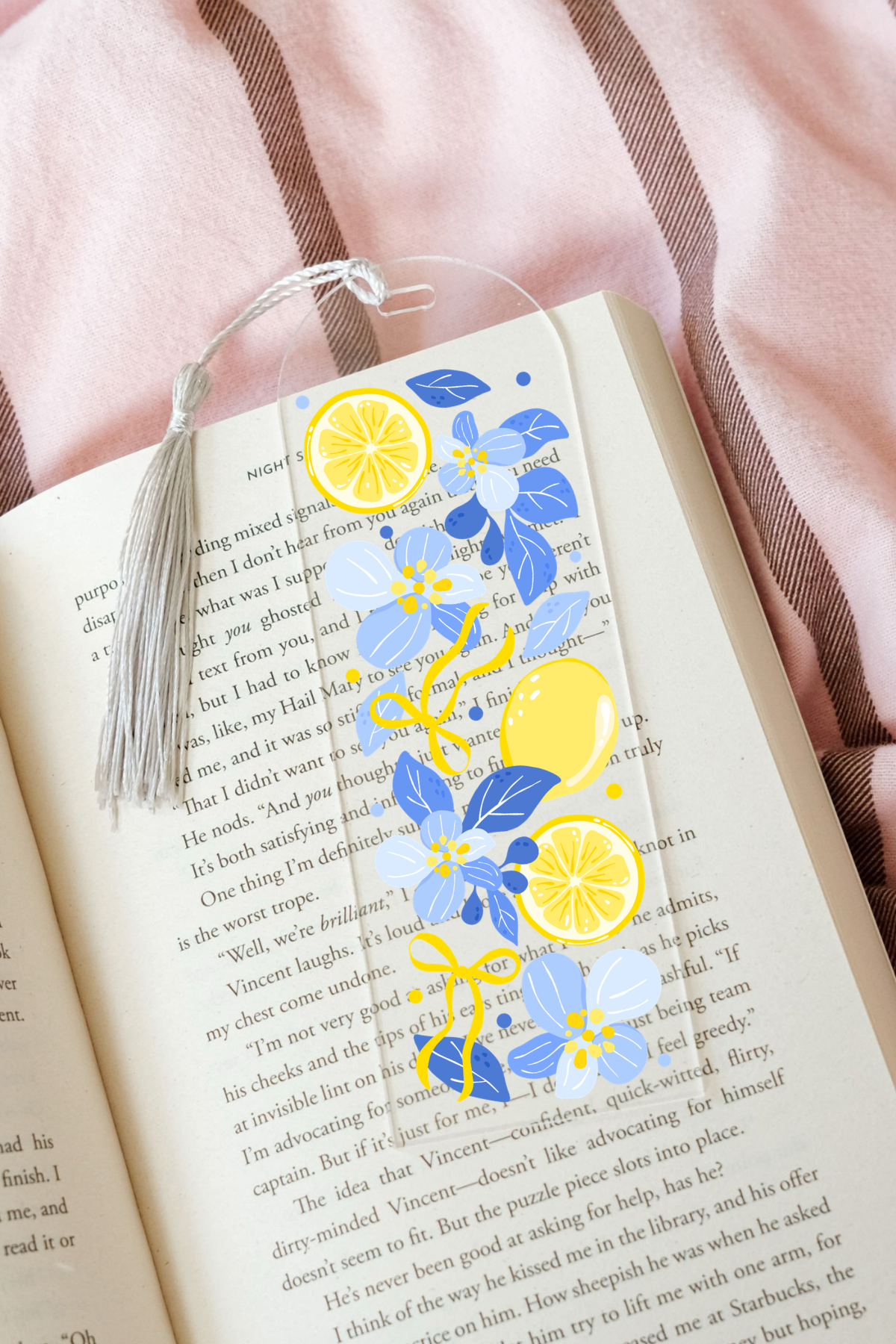 Blue Lemonade - Acrylic Bookmark