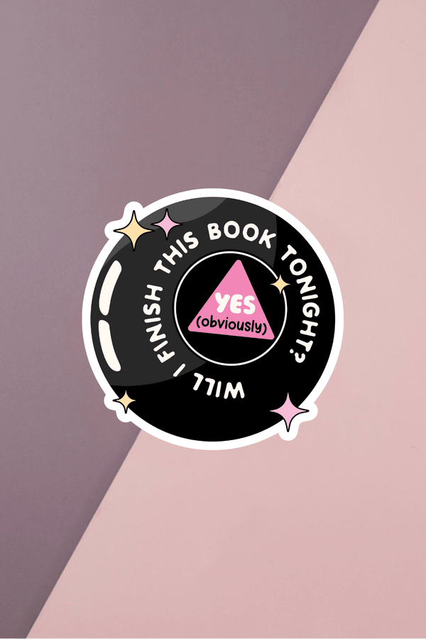 Will I Finish This Book Sticker