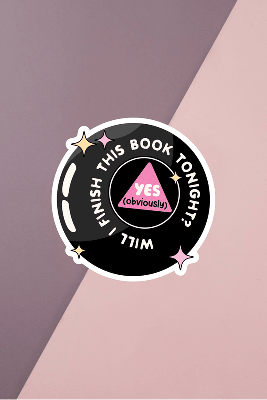 Will I Finish This Book Sticker