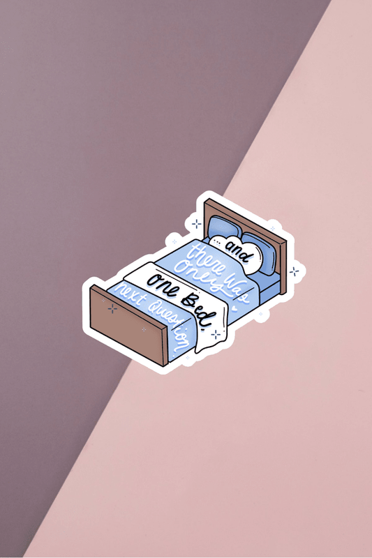 One Bed Sticker