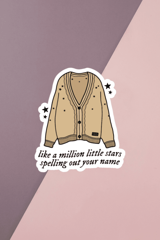Fearless Cardigan Sticker