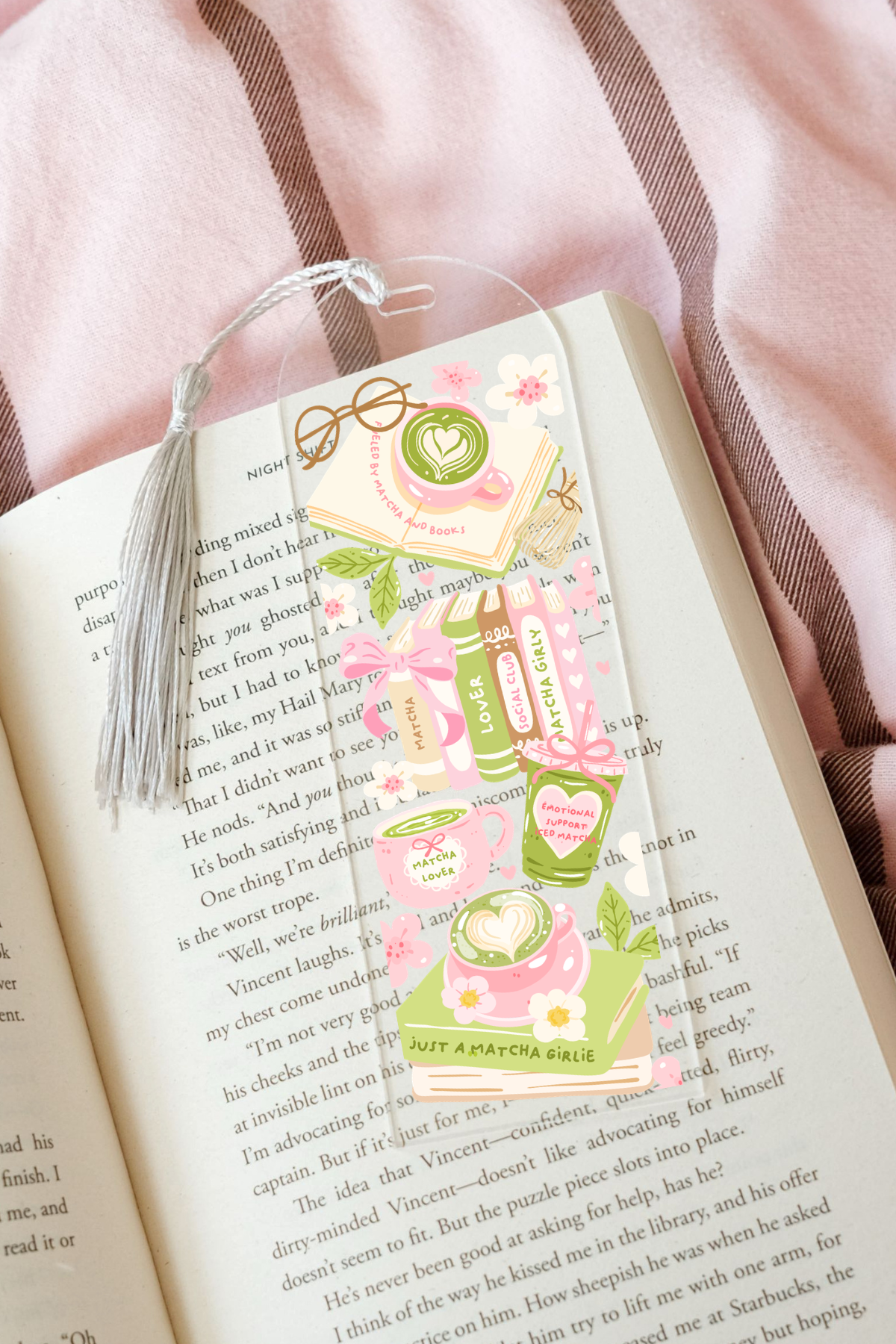 Matcha Books - Acrylic Bookmark