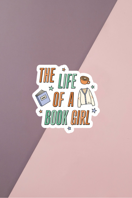 The Life Of A Bookgirl Sticker
