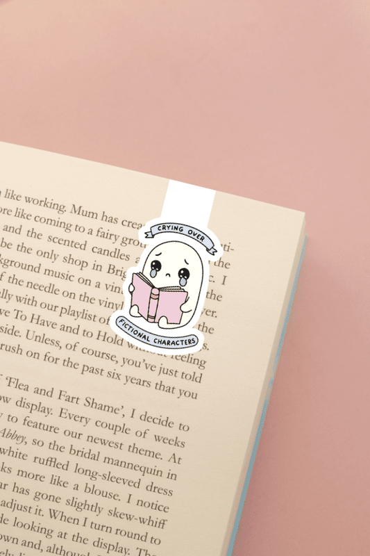 Crying Over Fictional Characters Magnetic Bookmark