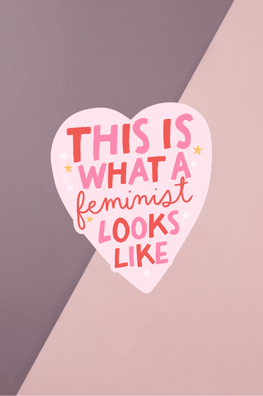 Feminist Heart Sticker