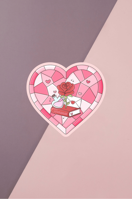 Romance Stained Glass Sticker