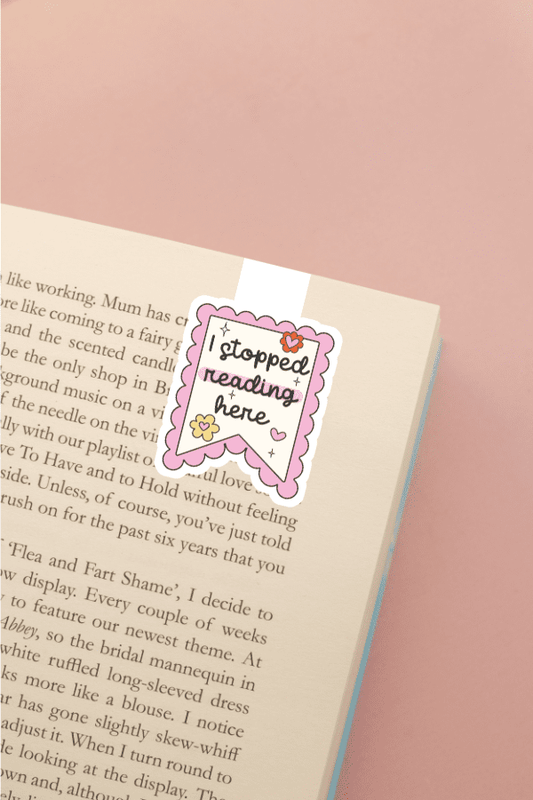 I Stopped Reading Here Magnetic Bookmark