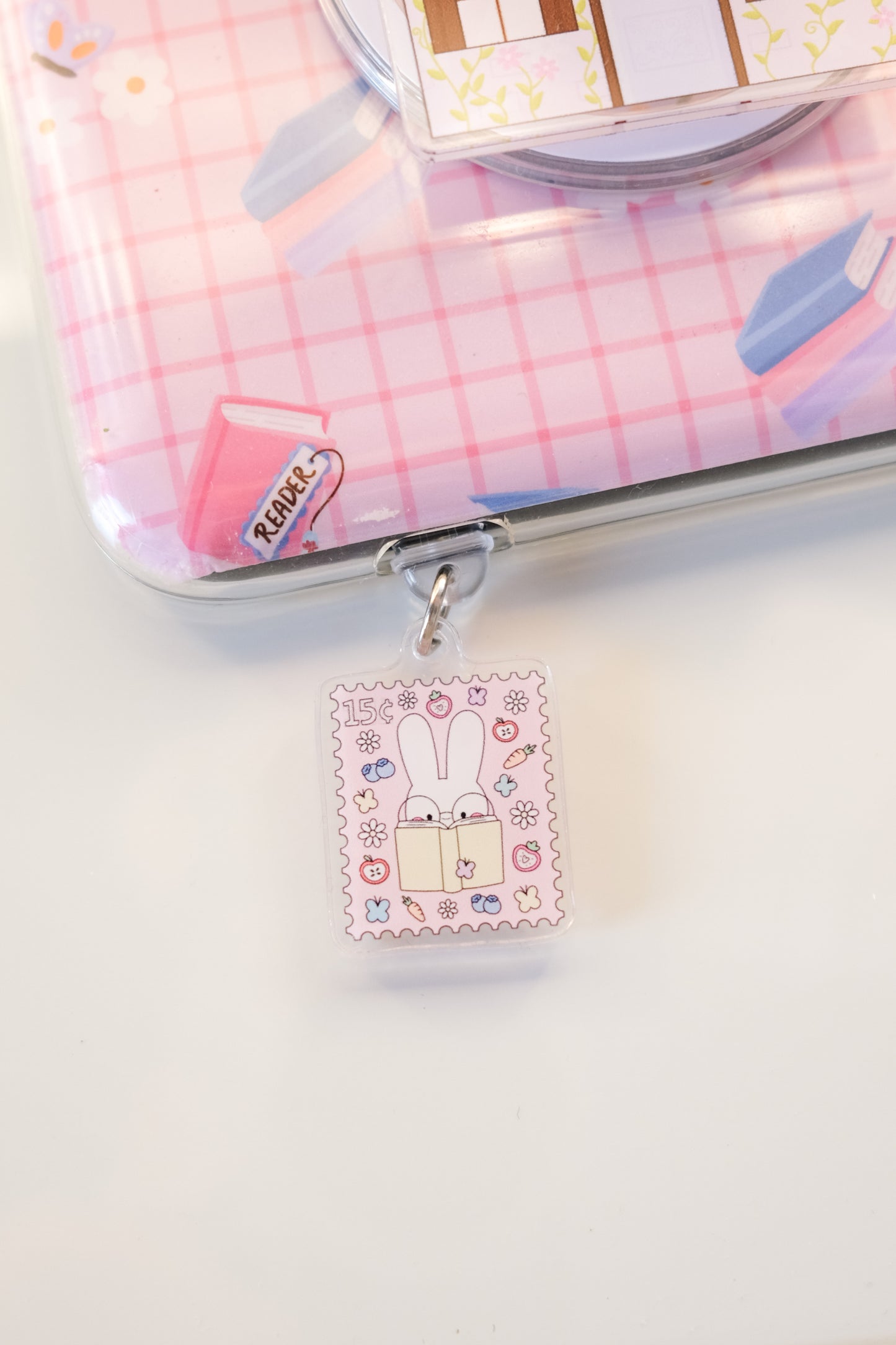 Bunny Stamp Kindle/Kobo Charm