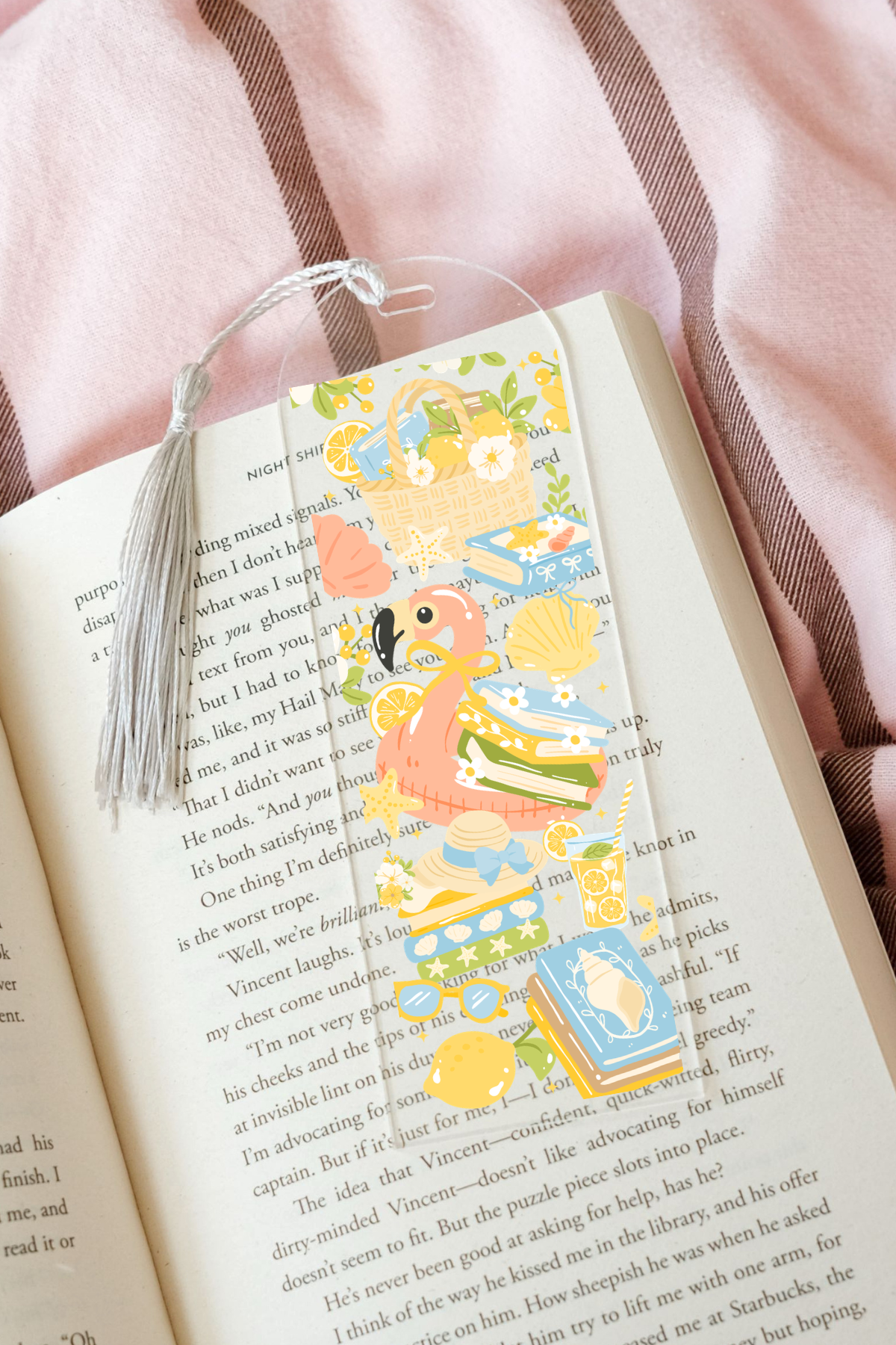 Summer Reading - Acrylic Bookmark