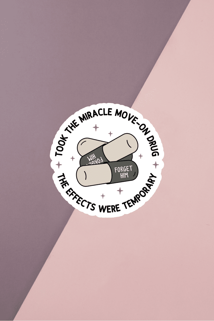 Miracle Move On Drug Sticker