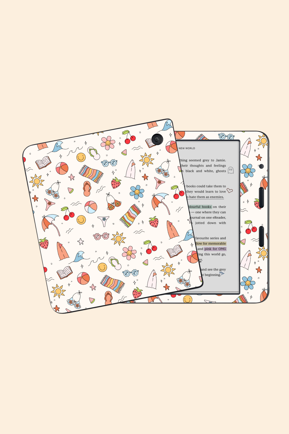 Summer Icons - Kindle/Kobo Skin