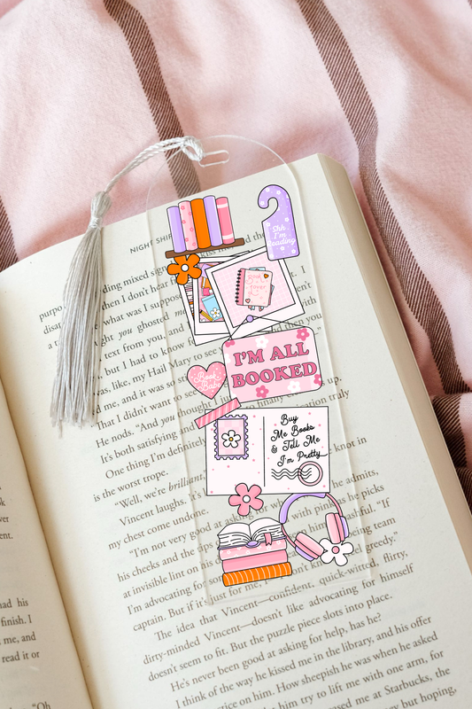 Bookish Moodboard - Acrylic Bookmark