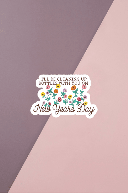 New Year's Day Sticker