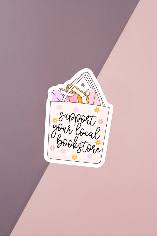 Support Your Local Bookstore Sticker