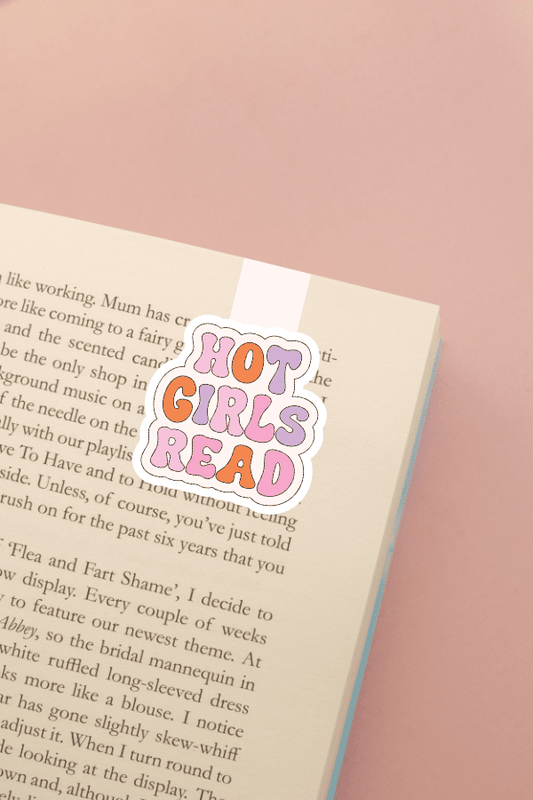 Hot Girls Read Magnetic Bookmark