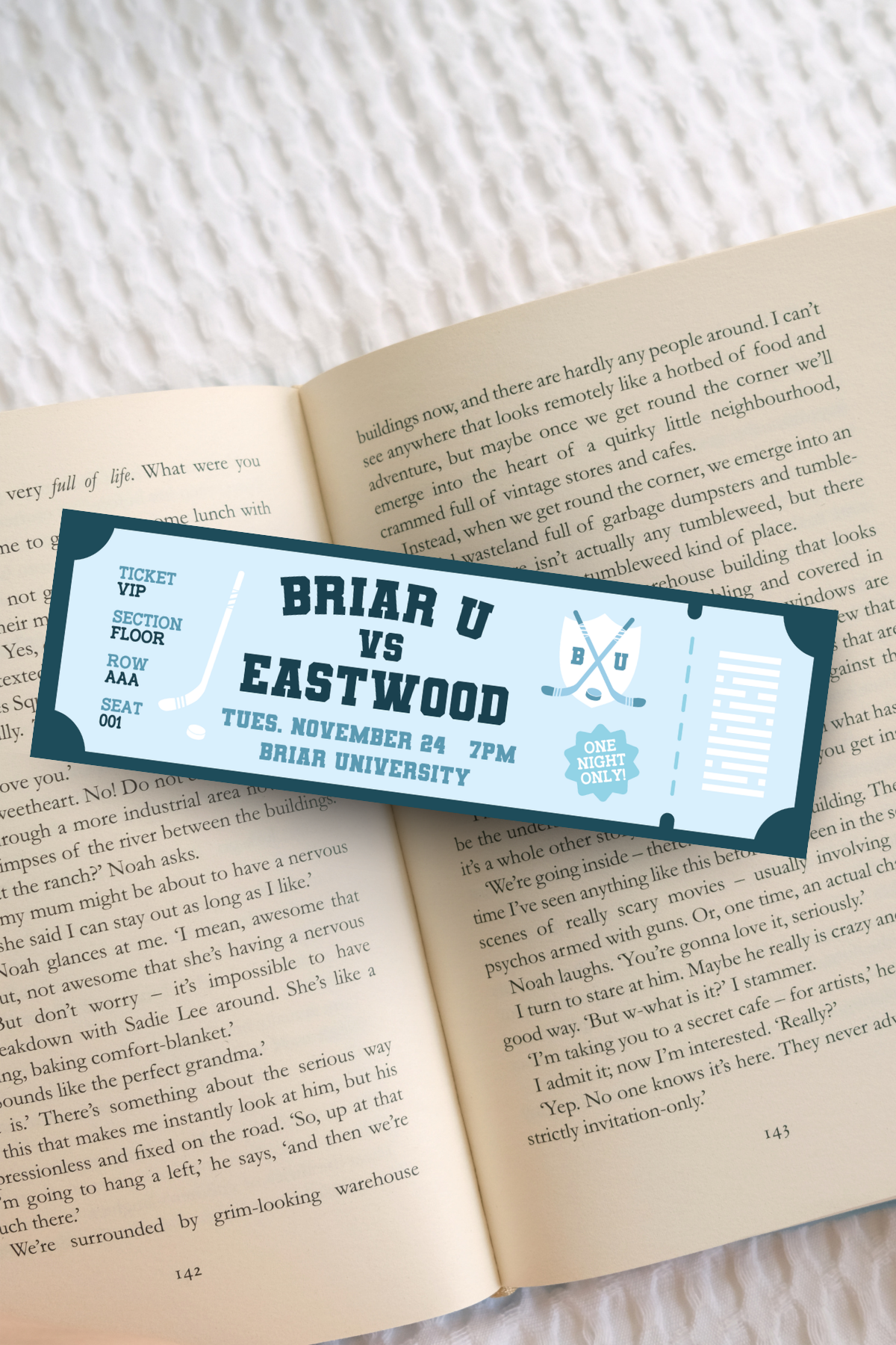 Off Campus Ticket Bookmark