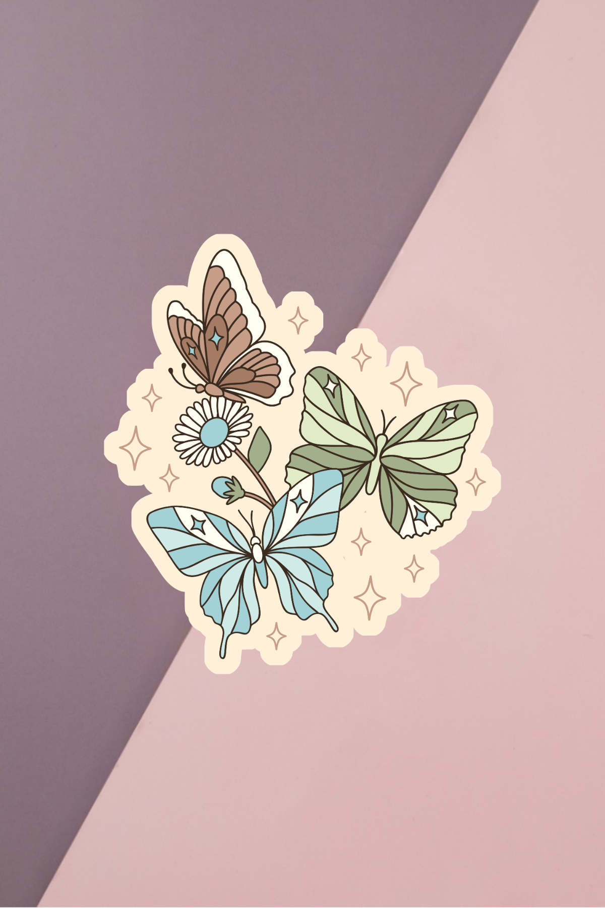 Debut Butterflies Sticker